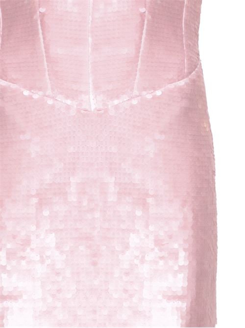 Light pink sequin embellishment corset dress NEW ARRIVALS | NA01LN0292AROSE PINK